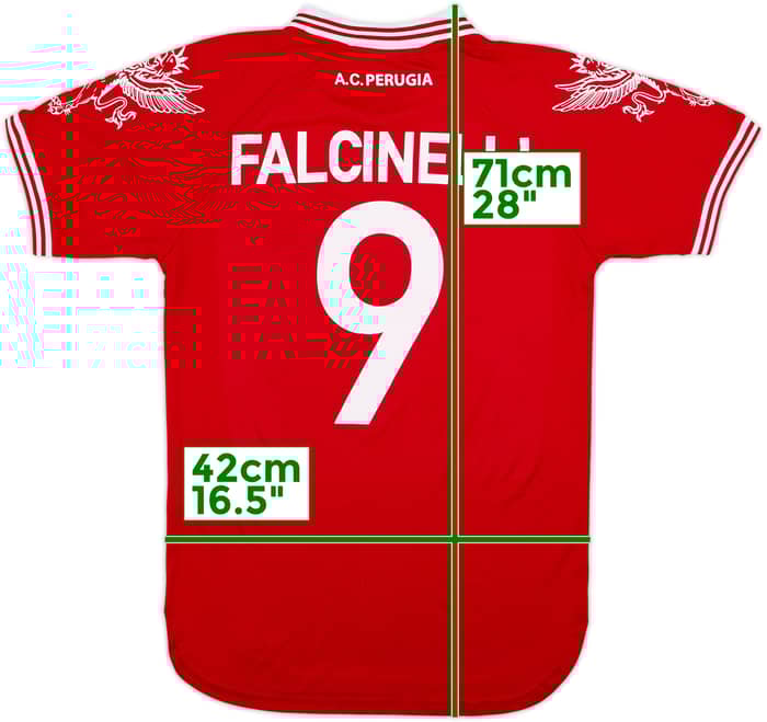 2014-15 Perugia Home Shirt Falcinelli #9 - 10/10 - (XS)