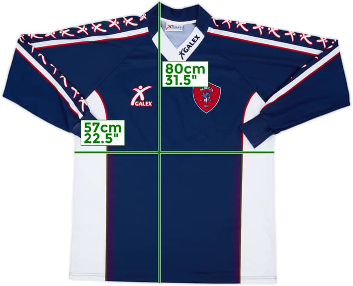 1999-01 Perugia Galex L/S Training Shirt - 9/10 - (L)