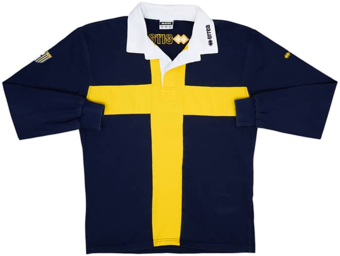 2009-10 Parma Errea Polo L/S Shirt - 8/10 - (XL)
