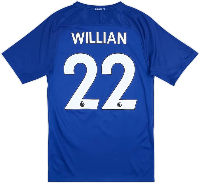 2017-18 Chelsea Home Shirt Willian #22 - 5/10 - (S)