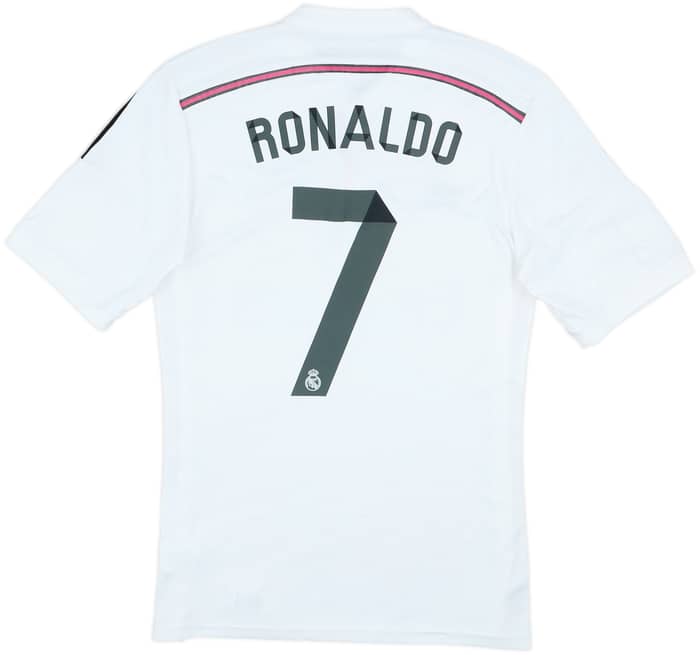 2014-15 Real Madrid Home Shirt Ronaldo #7 - 6/10 - (M)