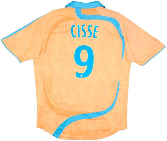 2007-08 Olympique Marseille Third Shirt Cisse #9 - 6/10 - (L)