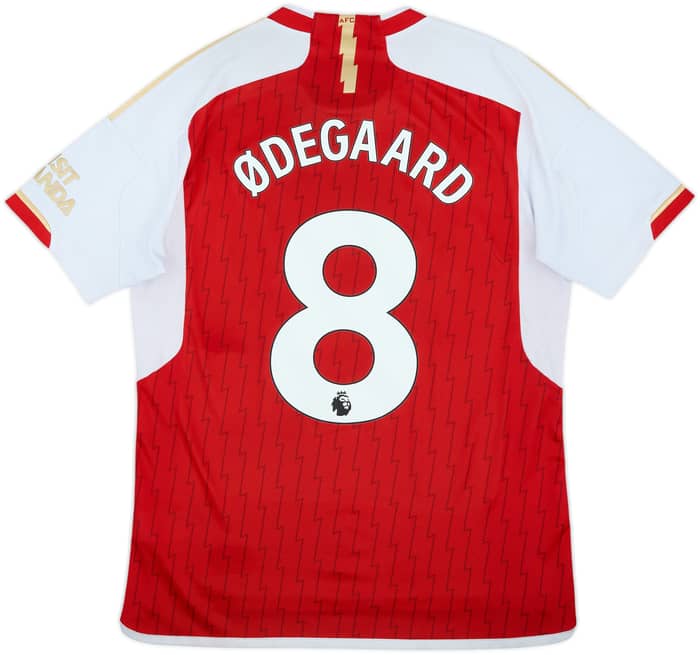 2023-24 Arsenal Home Shirt Odegaard #8 - 6/10 - (L)