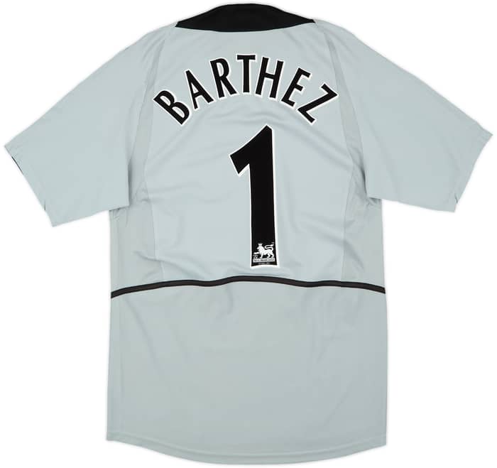 2002-04 Manchester United GK S/S Shirt Barthez #1 - 8/10 - (S)
