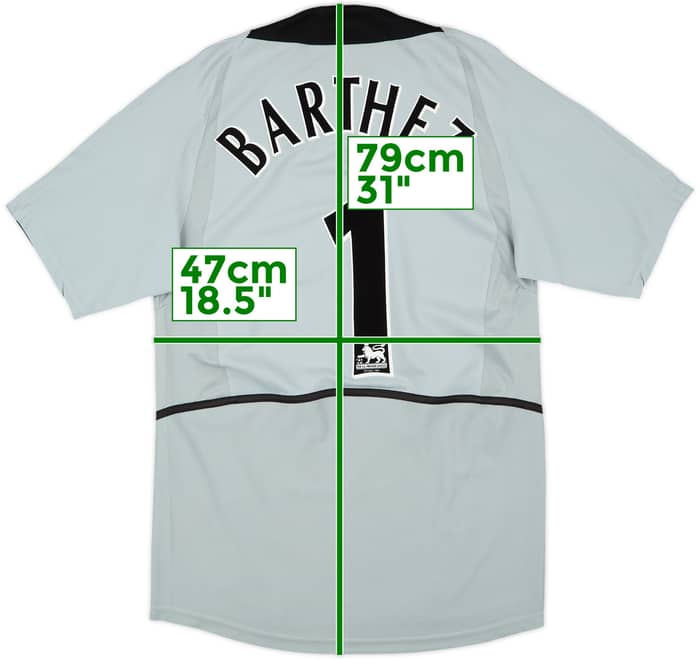 2002-04 Manchester United GK S/S Shirt Barthez #1 - 8/10 - (S)