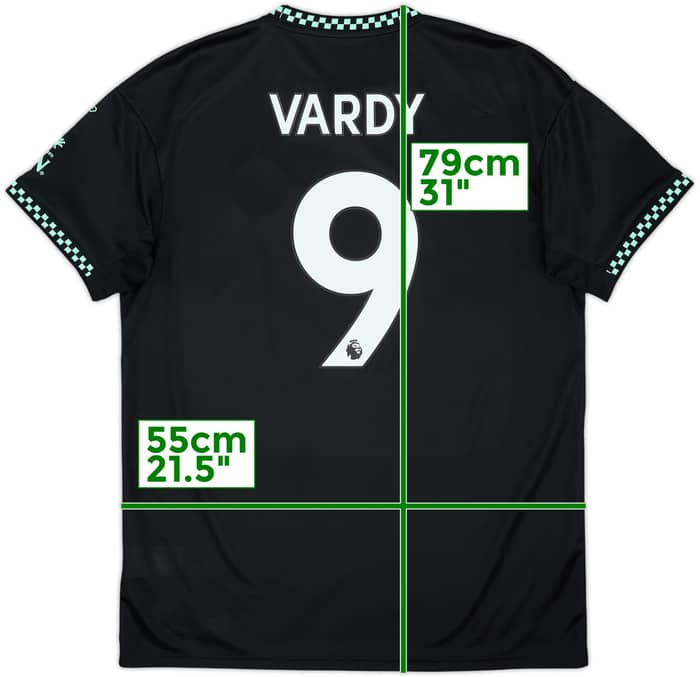 2022-23 Leicester City Away Shirt Vardy #9 - 10/10 - (L)