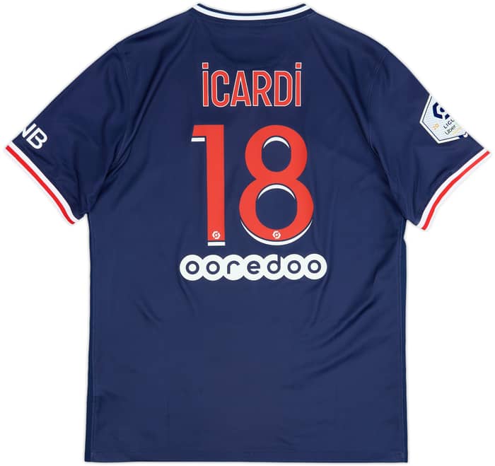 2020-21 Paris Saint-Germain Home Shirt Icardi #18 - 9/10 - (L)