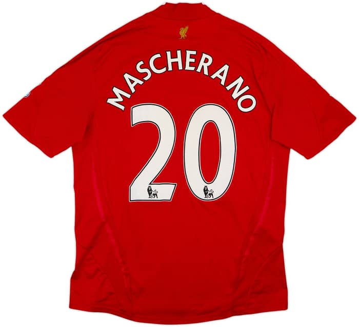 2008-10 Liverpool Home Shirt Mascherano #20 - 8/10 - (L)