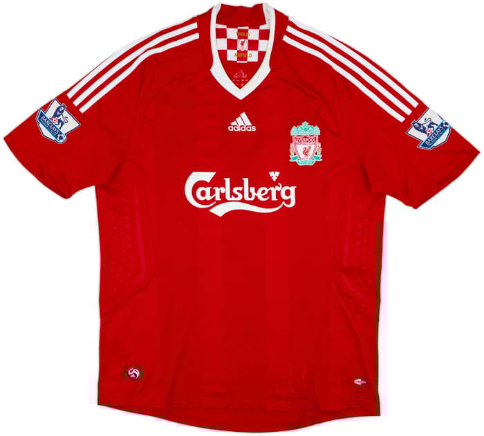 2008-10 Liverpool Home Shirt Mascherano #20 - 8/10 - (L)