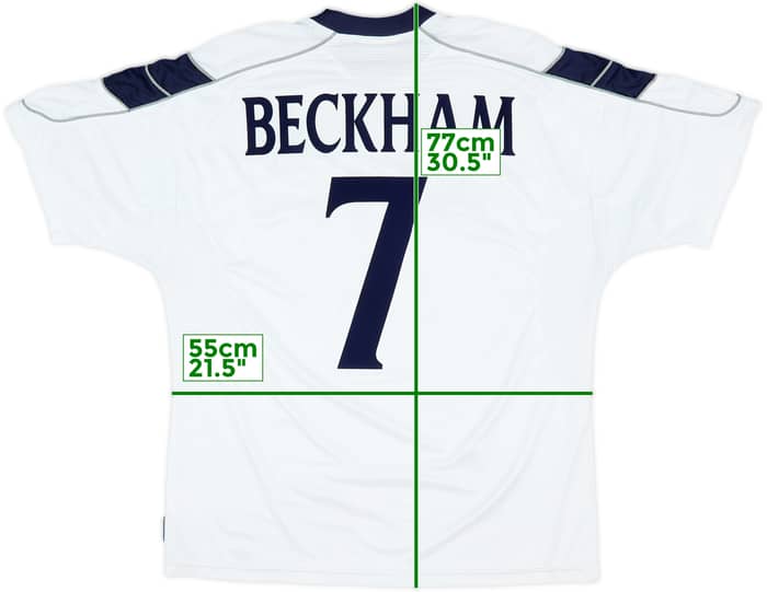 1999-00 Manchester United Third Shirt Beckham #7 - 7/10 - (XL)