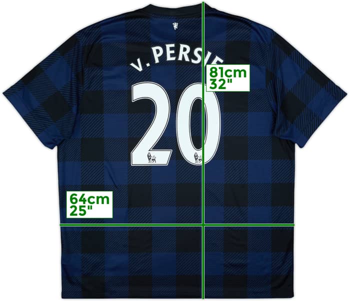 2013-14 Manchester United Away Shirt V.Persie #20 - 6/10 - (XXL)