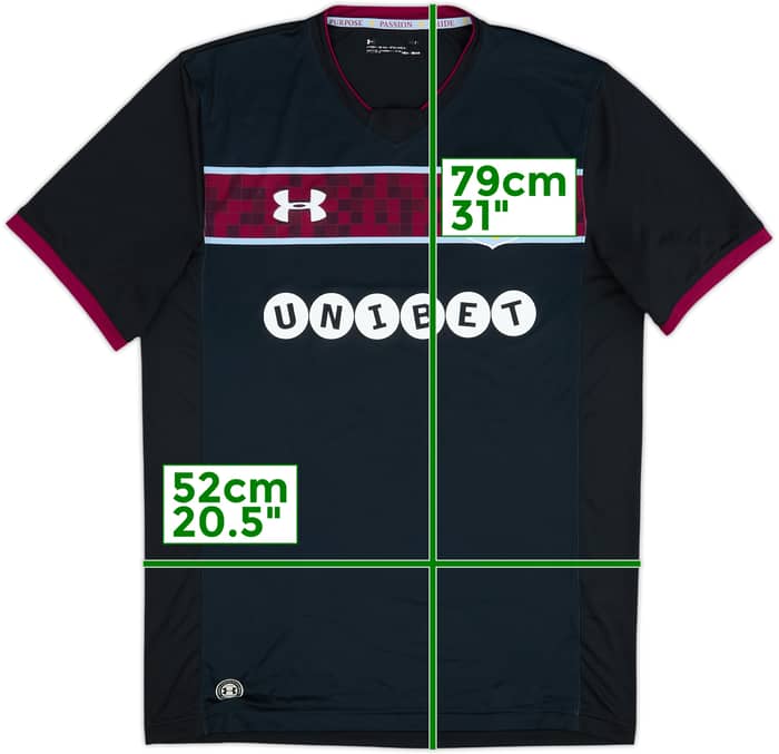 2017-18 Aston Villa Away Shirt - 8/10 - (L)