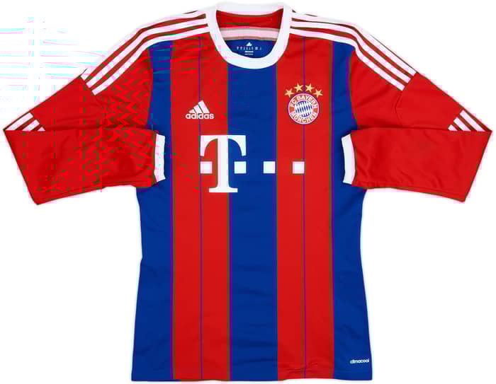2014-15 Bayern Munich Home L/S Shirt Benatia #5 - 6/10 - (M)