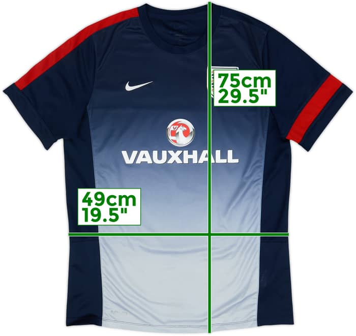 Camiseta de entrenamiento de England Nike 2013-14 - 7/10 - (L)