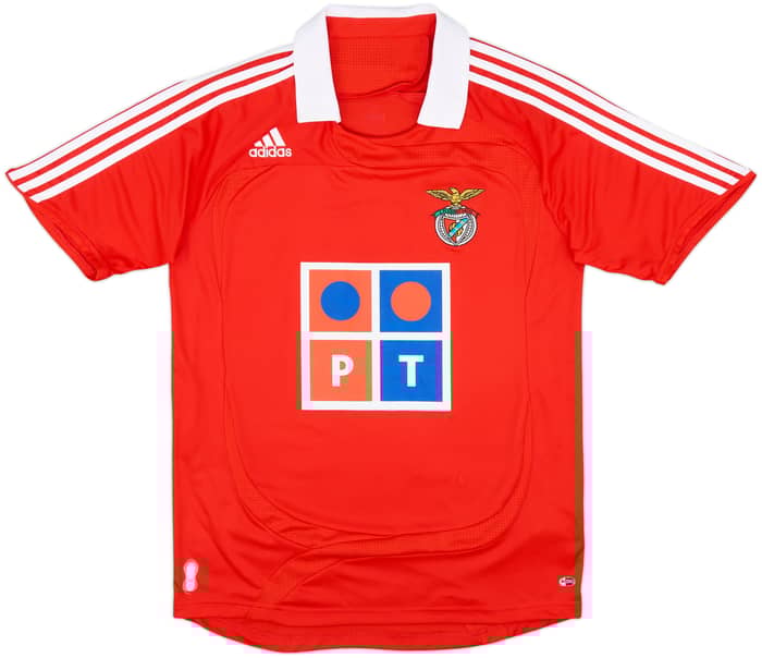 2007-08 Benfica Home Shirt Nuno Gomes #21 - 8/10 - (S)