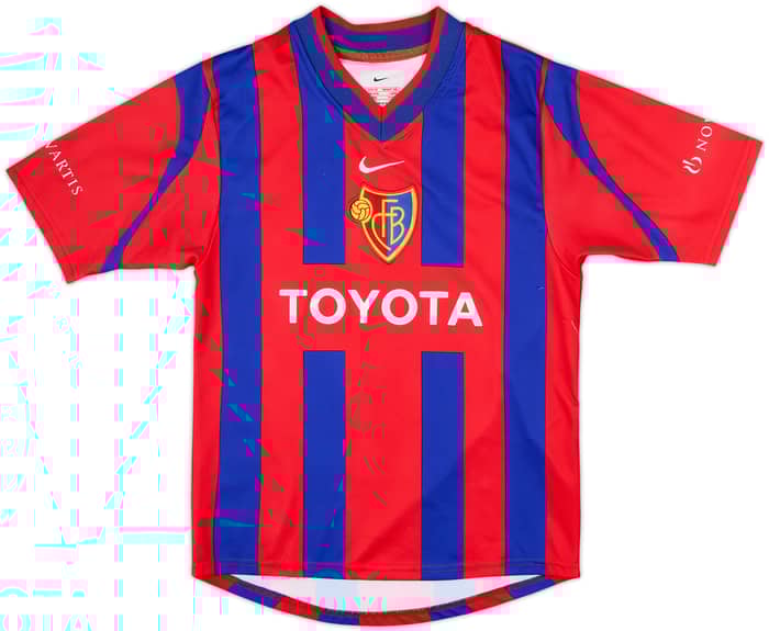 2001-02 FC Basel Home Shirt - 8/10 - (XS)