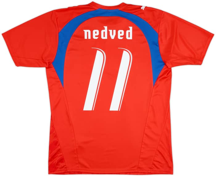 2006-08 Czech Republic Basic Home Shirt Nedved #11 - 9/10 - (M)
