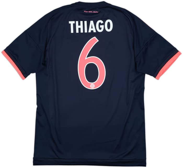 2015-16 Bayern Munich Third Shirt Thiago #6 - 6/10 - (M)