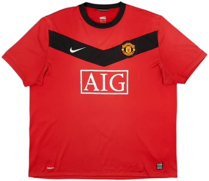 2009-10 Manchester United Home Shirt - 5/10 - (XXL)