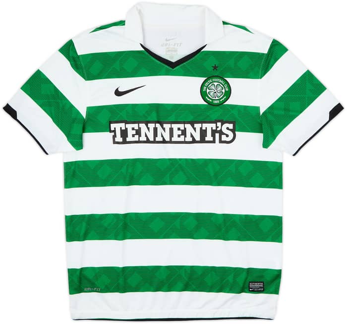 2010-12 Celtic Home Shirt Brown #8 - 5/10 - (M)