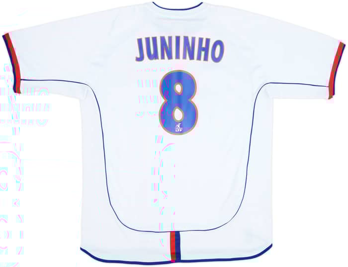 2002-04 Lyon Home Shirt Juninho #8 - 8/10 - (XL)