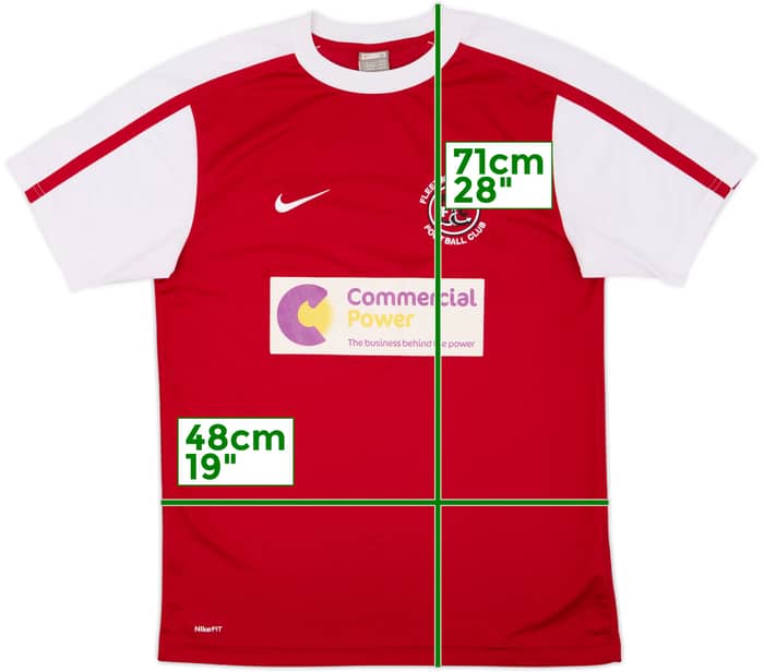 2009-10 Fleetwood Town Home Shirt - 8/10 - (S)