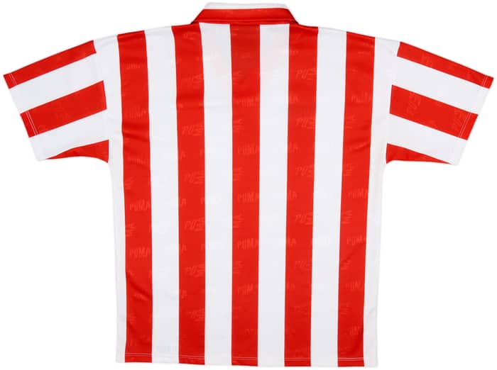1992-93 Atletico Madrid Home Shirt - 8/10 - (L)