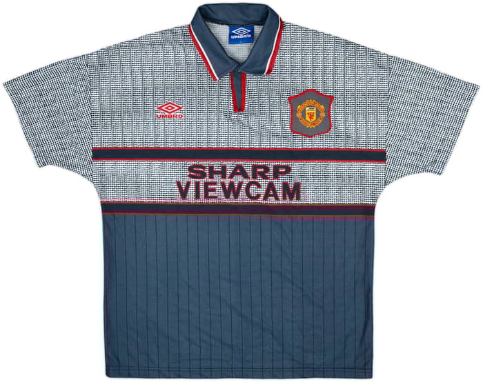 1995-96 Manchester United Away Shirt Beckham #24 - 10/10 - (L)