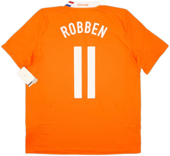 Camiseta de local de los Países Bajos 2008-10 Robben #11 (L)