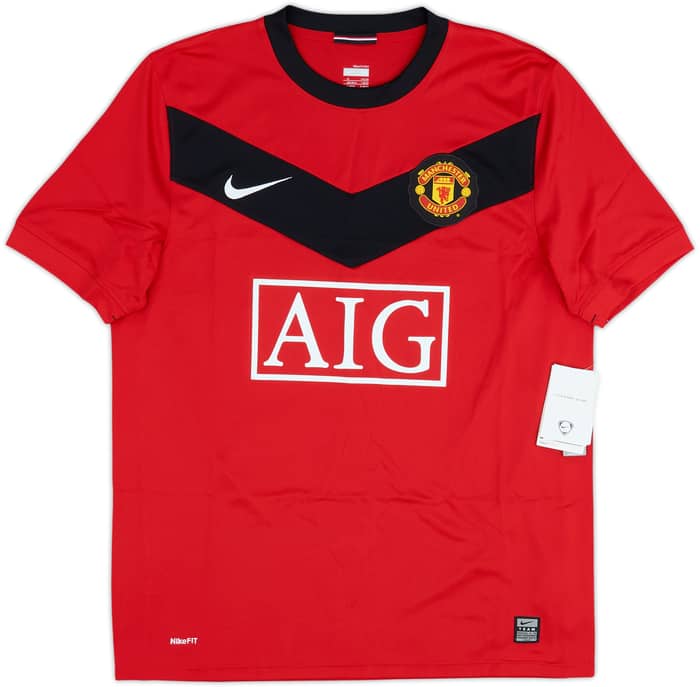 2009-10 Manchester United Home Shirt J.S. Park #13 (M)