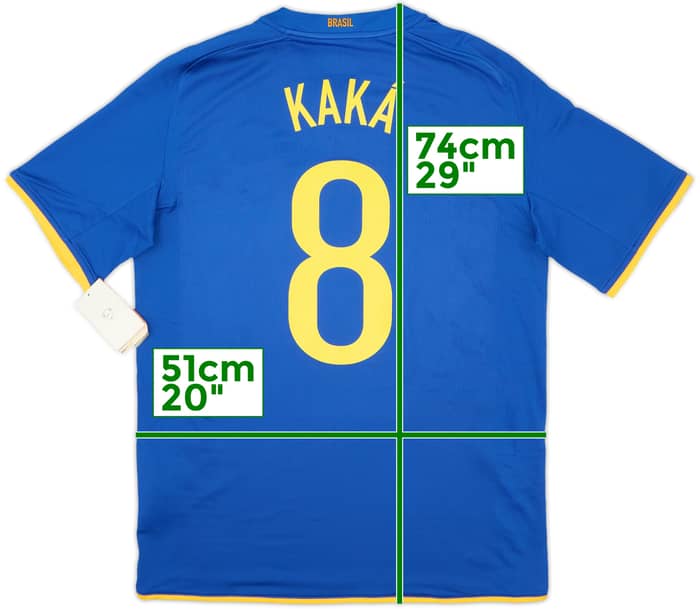 2008-10 Brazil Away Shirt Kaka #8 (M)