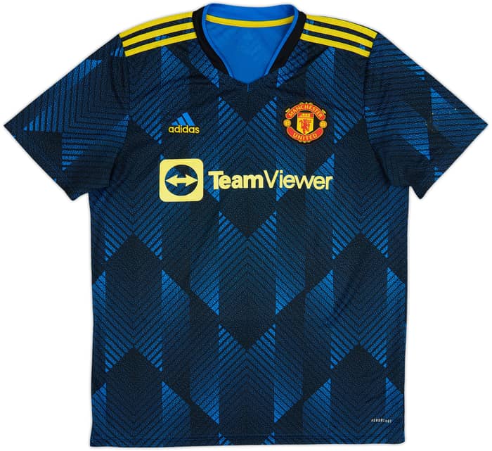 2021-22 Manchester United Third Shirt - 4/10 - (L)