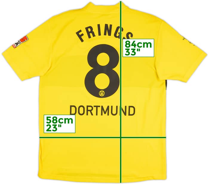 2002-03 Borussia Dortmund Home Shirt Frings #8 - 6/10 - (XL)