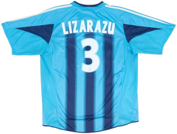 2004-05 Olympique Marseille Away Shirt Lizarazu #3 - 8/10 - (L)