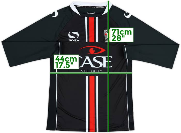 2013-14 MK Dons Third L/S Shirt - 7/10 - (S)