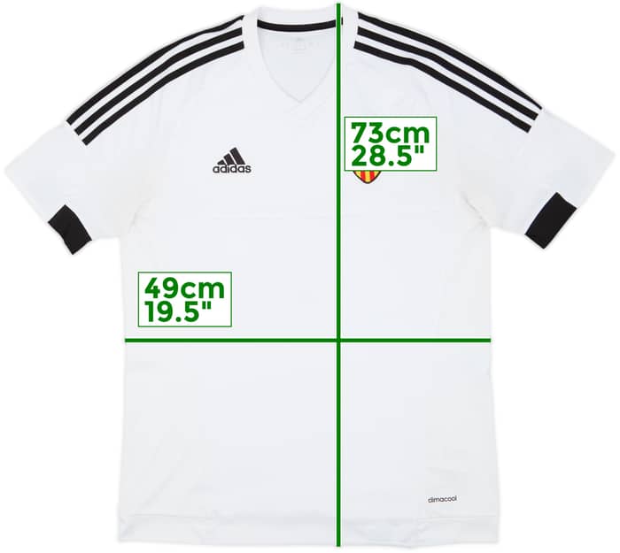 2015-16 Valencia Home Shirt - 7/10 - (M)