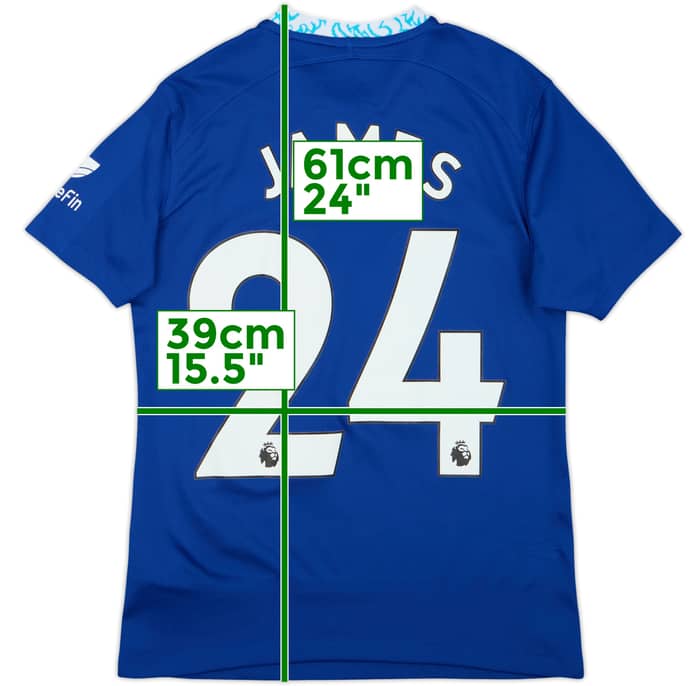 2022-23 Chelsea Home Shirt James #24 - 9/10 - (Women's S)