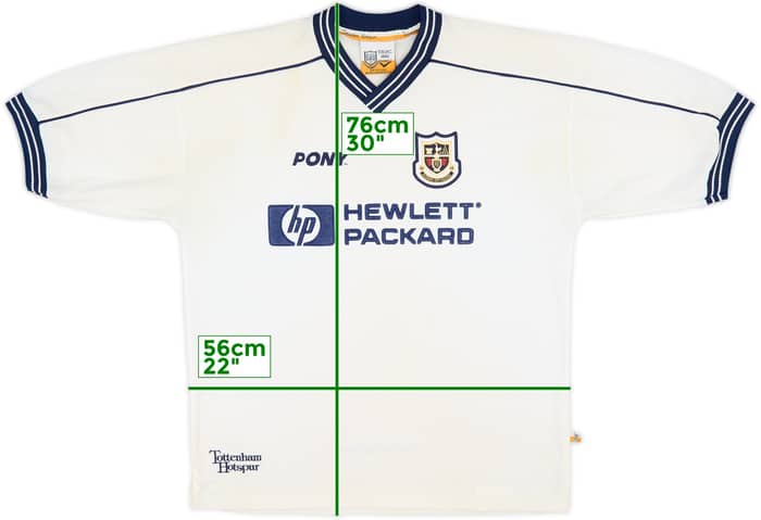 1997-99 Tottenham Home Shirt - 4/10 - (L)