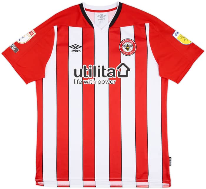 2020-21 Brentford Home Shirt Toney #17 - 10/10 - (XL)