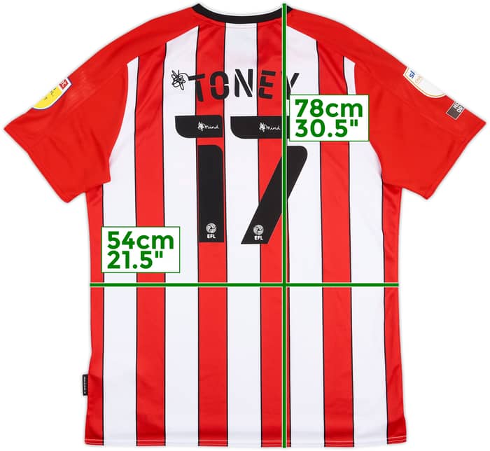 2020-21 Brentford Home Shirt Toney #17 - 10/10 - (XL)