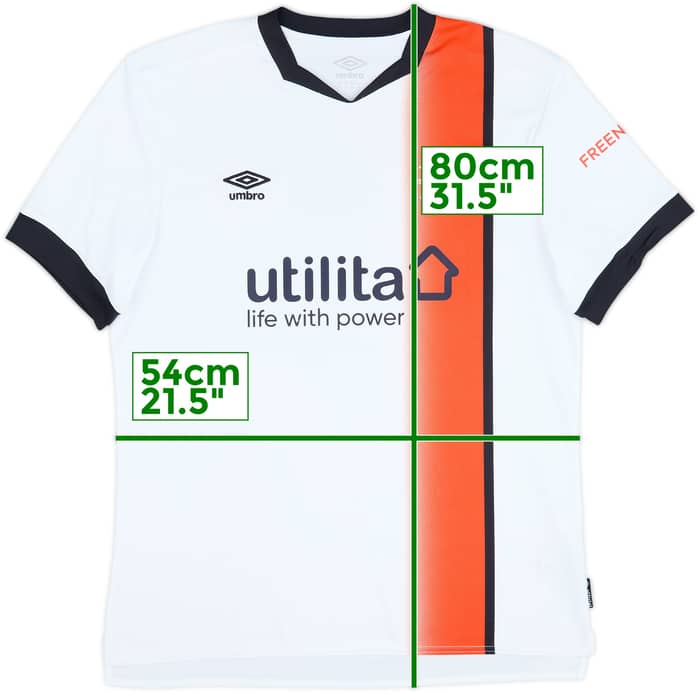 2023-24 Luton Town Away Shirt - 8/10 - (XL)