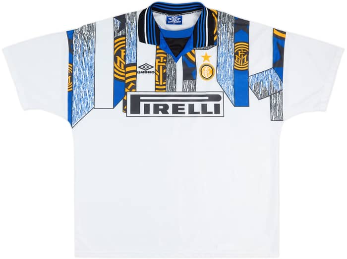 1995-96 Inter Milan Third Shirt R.Carlos #6 - 8/10 - (XXL)