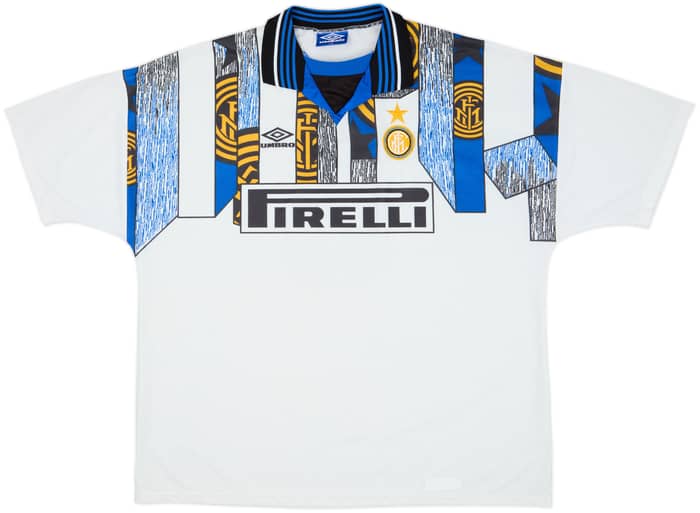 1995-96 Inter Milan Third Shirt R.Carlos #6 - 8/10 - (XXL)
