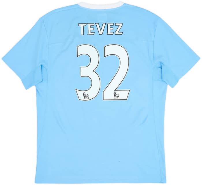 2009-10 Manchester City Home Shirt Tevez #32 - 7/10 - (L)