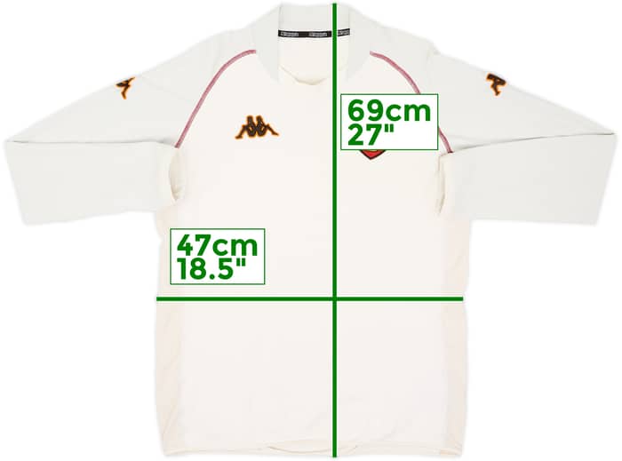 2002-03 Roma Away L/S Shirt - 5/10 - (L)