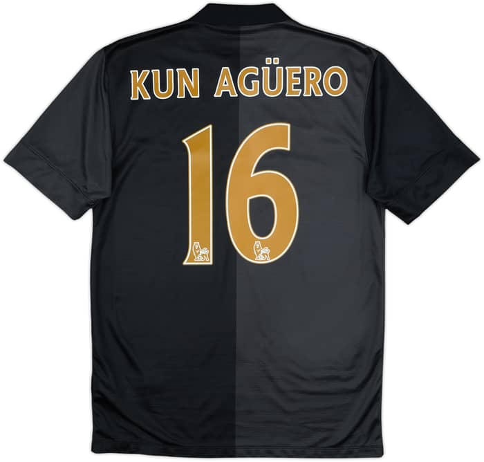 2013-14 Manchester City Away Shirt Kun Aguero #16 - 8/10 - (S)