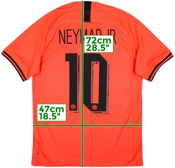 2019-20 Paris Saint-Germain Away Shirt Neymar Jr #10 - 7/10 - (M)