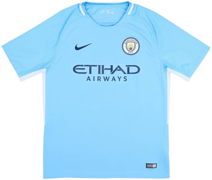 2017-18 Manchester City Home Shirt De Bruyne #17 - 8/10 - (L)