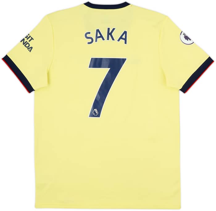 2021-22 Arsenal Away Shirt Saka #7 - 8/10 - (L)