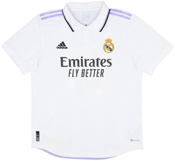 2022-23 Real Madrid Authentic Home Shirt Rodrygo #21 - 7/10 - (L)